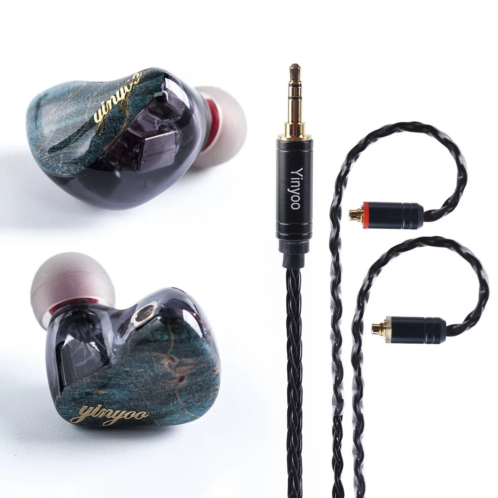 Yinyoo HX5 1DD+ 3BA гибридные наушники в ухо HIFI DJ монитор для бега спортивные наушники для V80 ZST AS10 ZS10 CCA C10 C16 QT5
