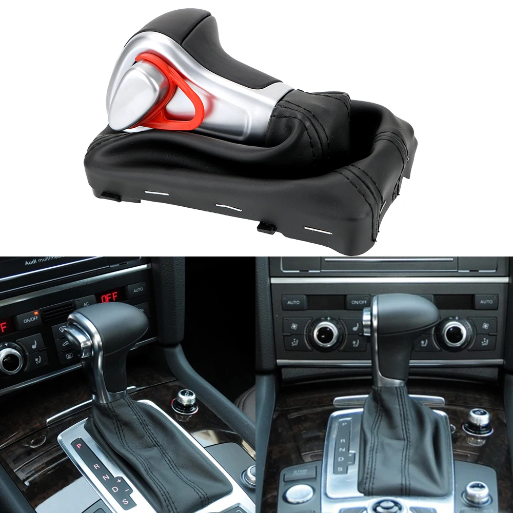 

Auto Gear Shift Knob Car Automatic Chrome FOR AUDI A6 A7 A3 A4 A5 A6 c6 Q7 Q5 2009 2010 2011 2012 2014 4G1 713 139 R