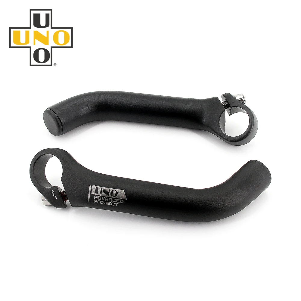 

UNO 1 Pair Bicycle Aluminum Barend Bar Bike Vice Handlebar Bike Small Auxiliary Handlebar Auxiliary Riding Horn Rest Handlebar