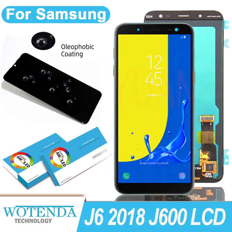 Оригинальный дисплей Super AMOLED для Samsung Galaxy J6 2018 |