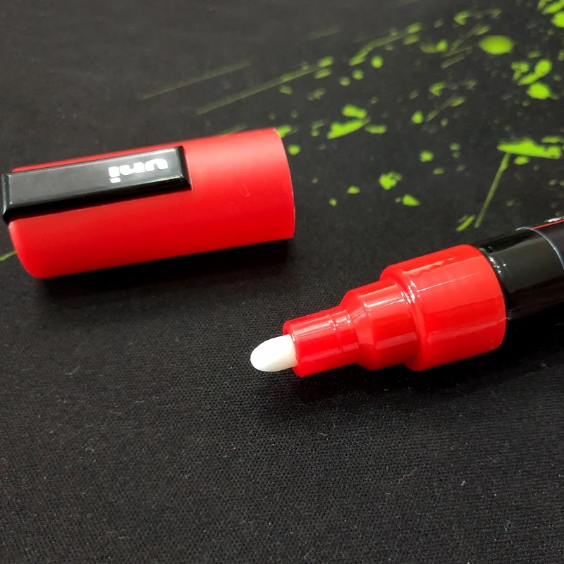 1 шт Япония Uni Posca PC 5M Краски маркеры Средний наконечник 8 мм 2 5 17 Цвета для школы и