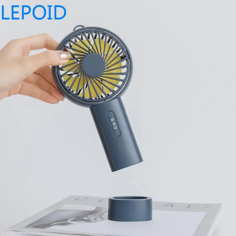Lepoid Перезаряжаемые портативный мини-вентилятор 3-скоростной настольный