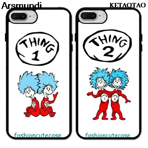 KETAOTAO вещь 1 2 дизайн пара лучшие друзья телефонные чехлы для iPhone 4S 5C 5S 6S 8 XR XS Max