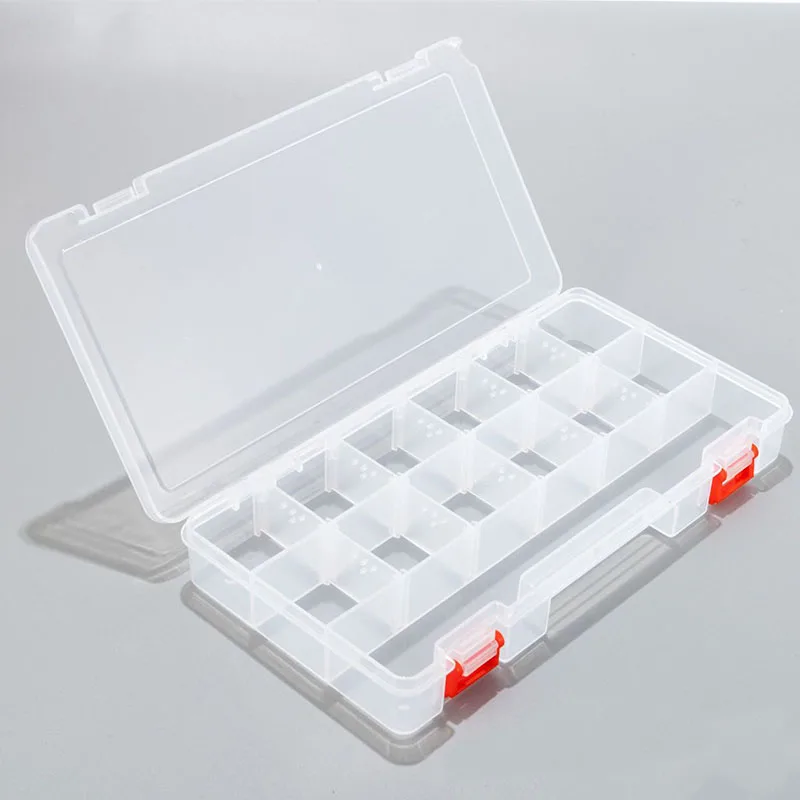 

4 Layers Plastic Box Large Fishing Box Screw Parts Storage Tool Box Storage Fishing Lures Box Accessories Tool Box