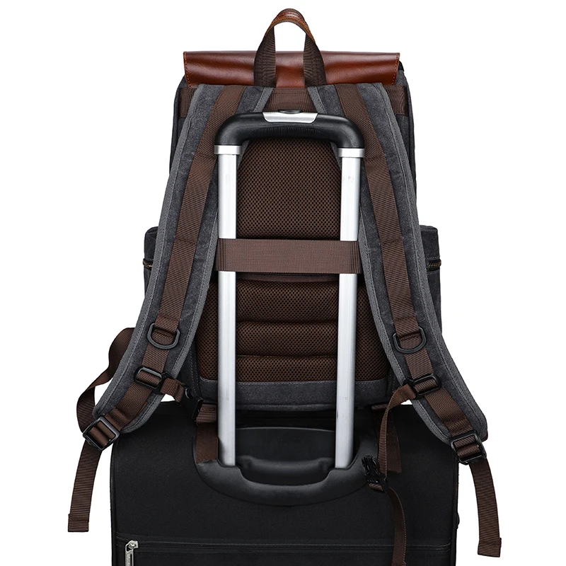 oil waxed canvas waterproof photography bag large wear resistant camouflage camera backpack men for nikoncanon sonyfujifilm free global shipping