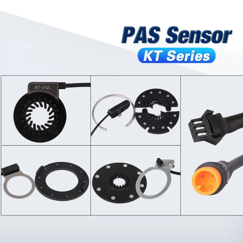

ChamRider-KT PAS Pedal Assist Sensor Waterproof Connector Dual Hall Sensors12 Signals V12L D12L, BZ-4 8, BZ-10C Julet, 6 Magnets