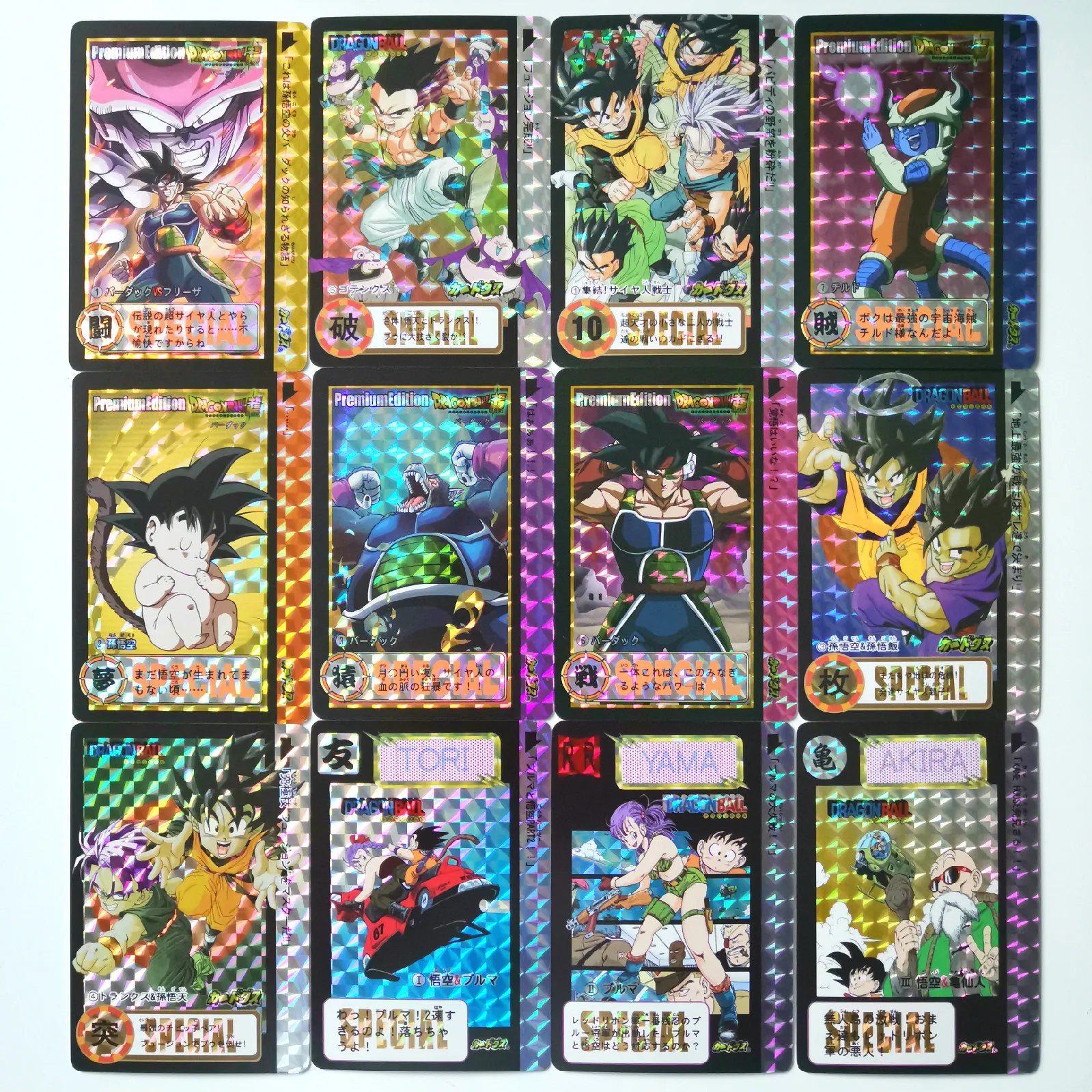 27 стилей Dragon Ball Z Super Ultra Instinct Limited BREAK часы в советском стиле игра флэш-карта Коллекция аниме-открытки