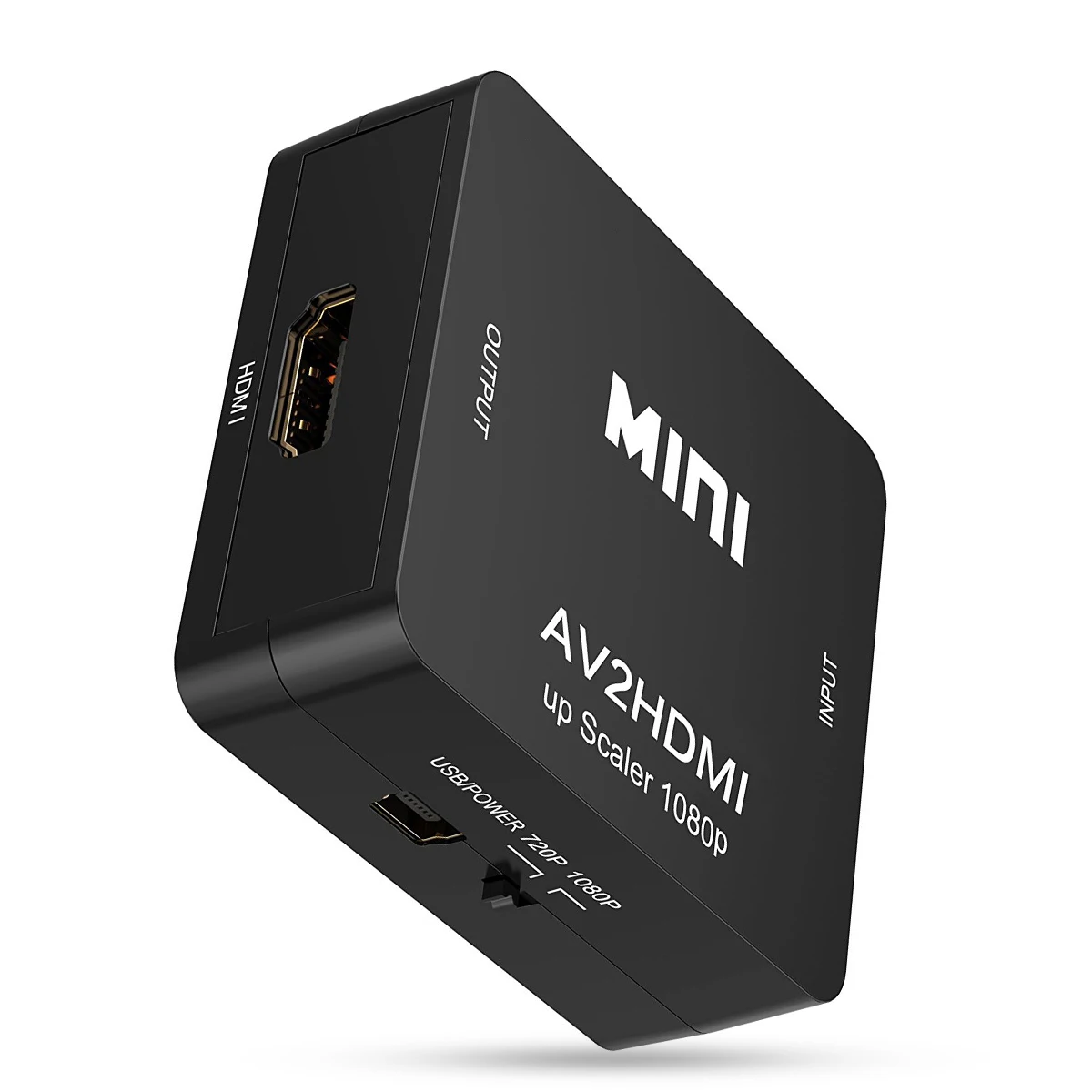 Преобразователь видео SOONHUA Mini RCA AV в HDMI композитный конвертер AV2HDMI для 1080P HDTV PS3 DVD