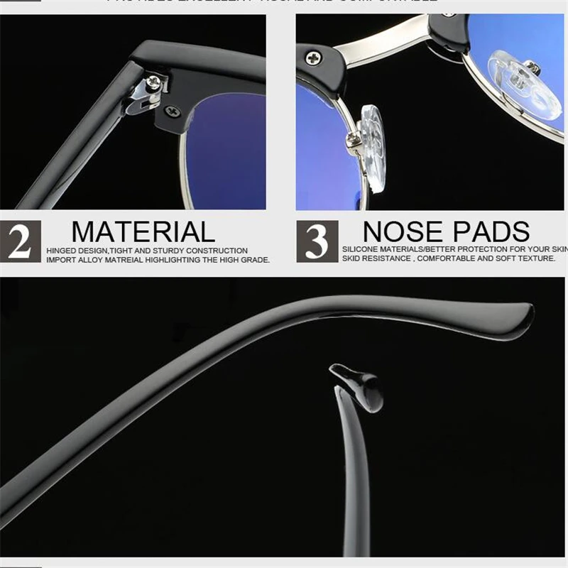 Diopter SPH 0-0.5-1-1.5-2-2.5-3-3.5-4-4.5-5-5.5-6.0 Anti Blue light Sun Photochromic Finished Myopia Glasses