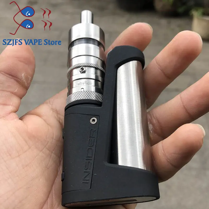 

E-Cigarette Adjustable vape SXK Insider 70w box mod with Flash e Vapor V4.5 RTA 0.91 OLED screen 18650 battery Mechanical mod