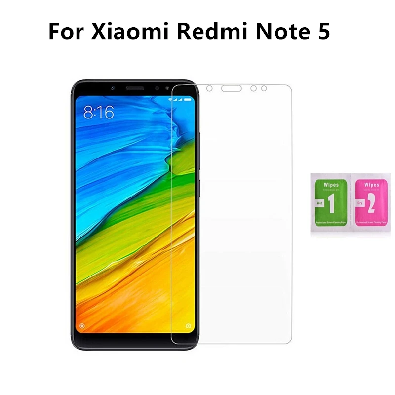 Превосходное качество HD закаленное стекло для Xiaomi Redmi Note 5 Защита экрана защитная