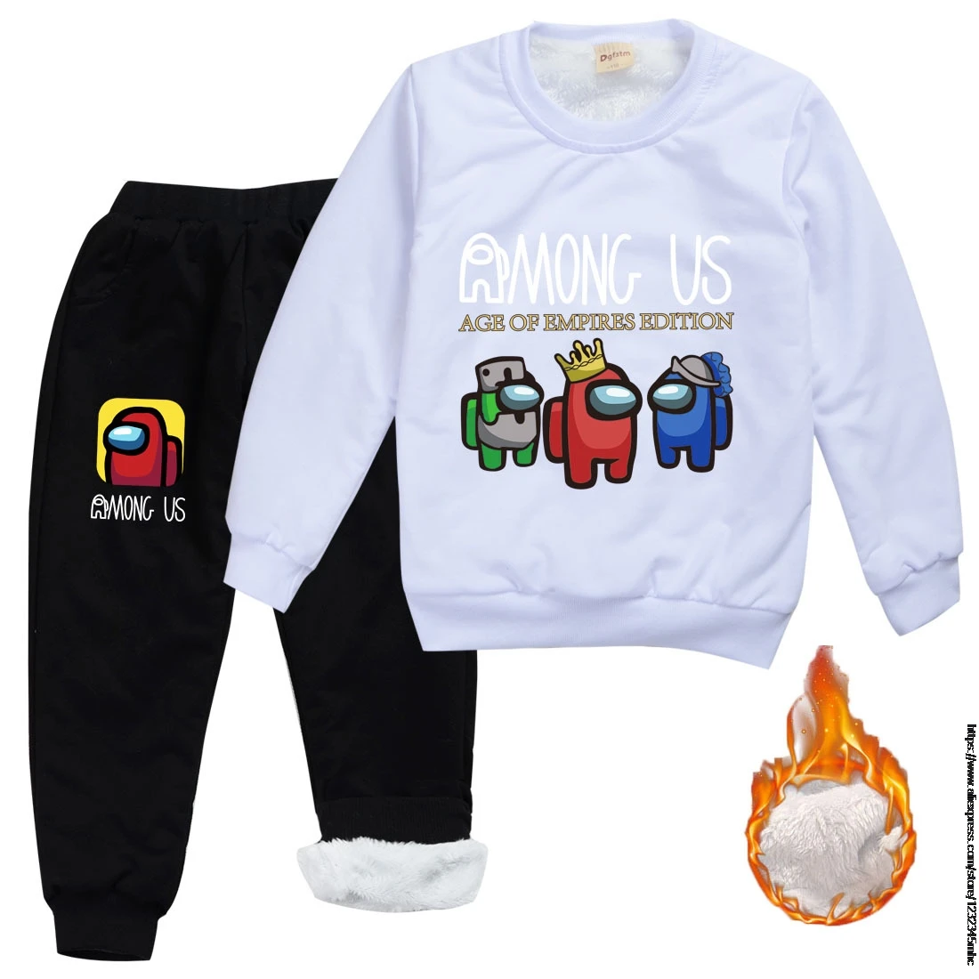 У нас Детская зимняя одежда Зимнее пальто для девочек с рисунком маленьких