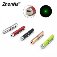 green dot laser pointer long distance strong light irradiation stylus charge teaching laser pen metal material funny cat toy