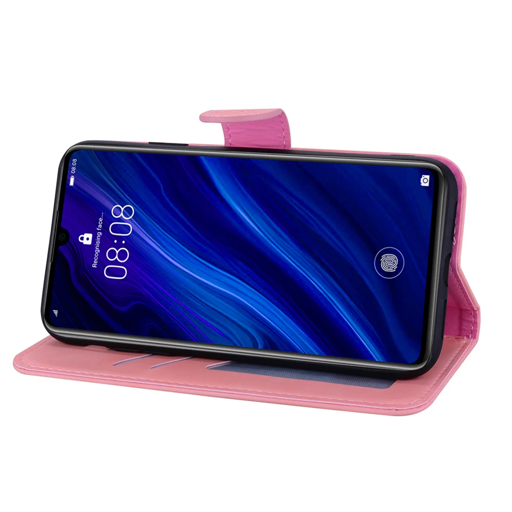 Чехол для Huawei P30 P20 Pro роскошный кожаный чехол с магнитной застежкой Lite Чехлы