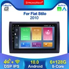 6 + 128G Android 10 2.5D IPS 1280*720 экран Автомобильная GPS-навигация аудио для Fiat Stilo 2010 мультимедийный плеер Carplay WIFI 4G Lte
