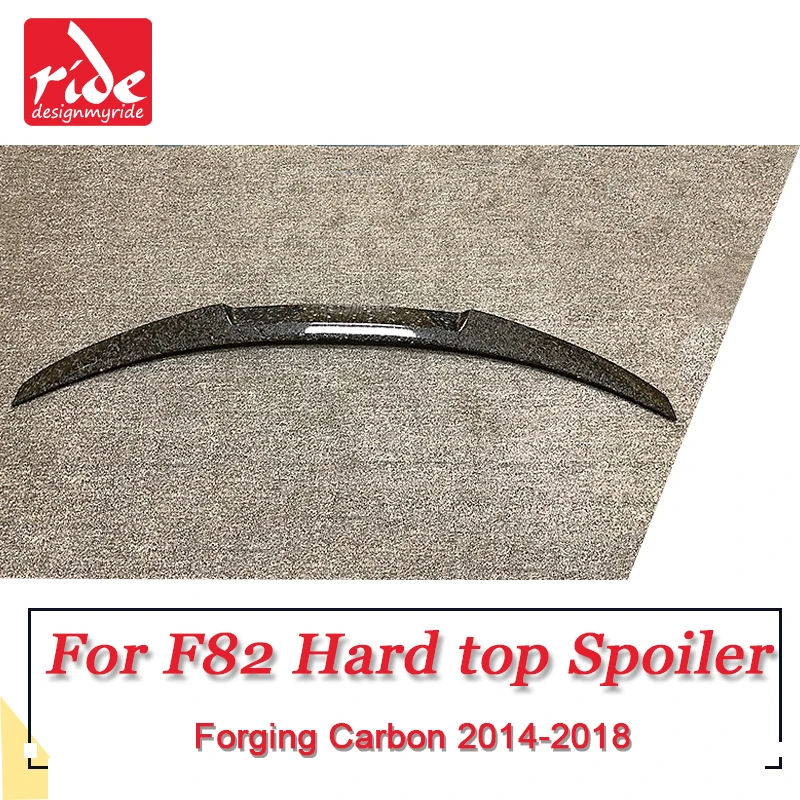 For BMW F82 4 door Hard top Tail Spoiler Wing M4 Style Forging Carbon Fiber series 420i 425i 430 435i Trunk 14-18 | Автомобили и