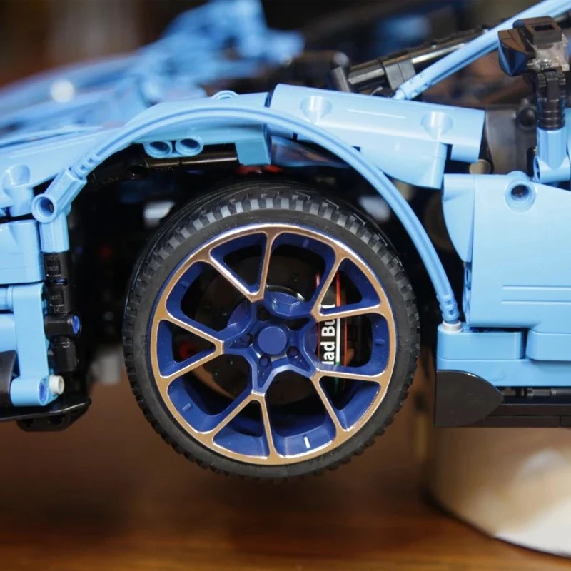 

MOC High-Tech Series Blue Supercar Racing Car Building Blocks 3842pcs Bricks Education Toys Gift