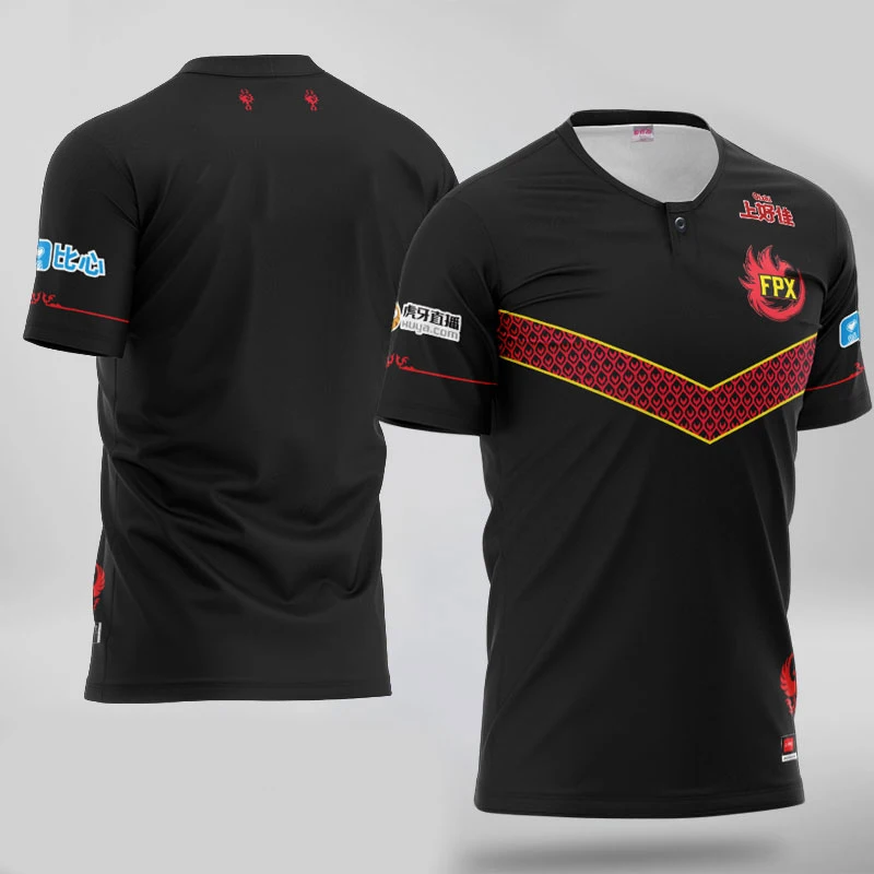 

LoL LPL Team FPX IG RNG League Champion Jersey Customized name ID Fans Tshirt Men Women Custom ID Tee Shirt