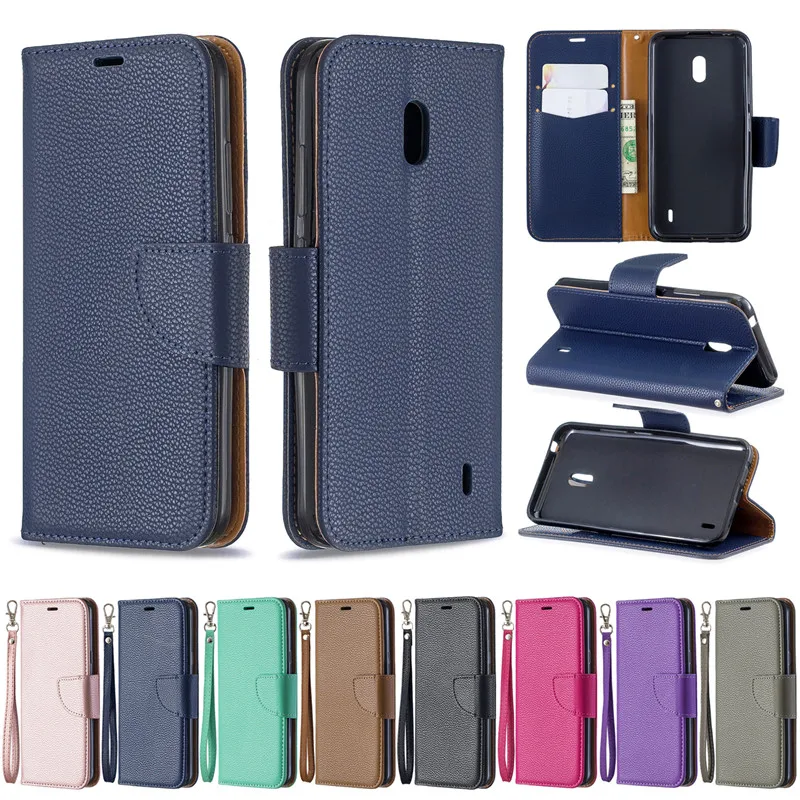 Кожаный чехол книжка с магнитной застежкой для телефона Nokia 5 1 3 2 4 6 7 plus бумажник