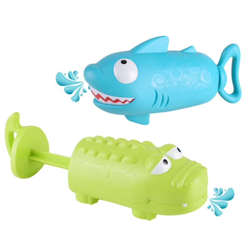 

Cartoon Animal Shark Fun Foam Water Shooter Super Cannon Toy Children Swimming Beach Toys Water Guns Pumping Sprayer For Kids