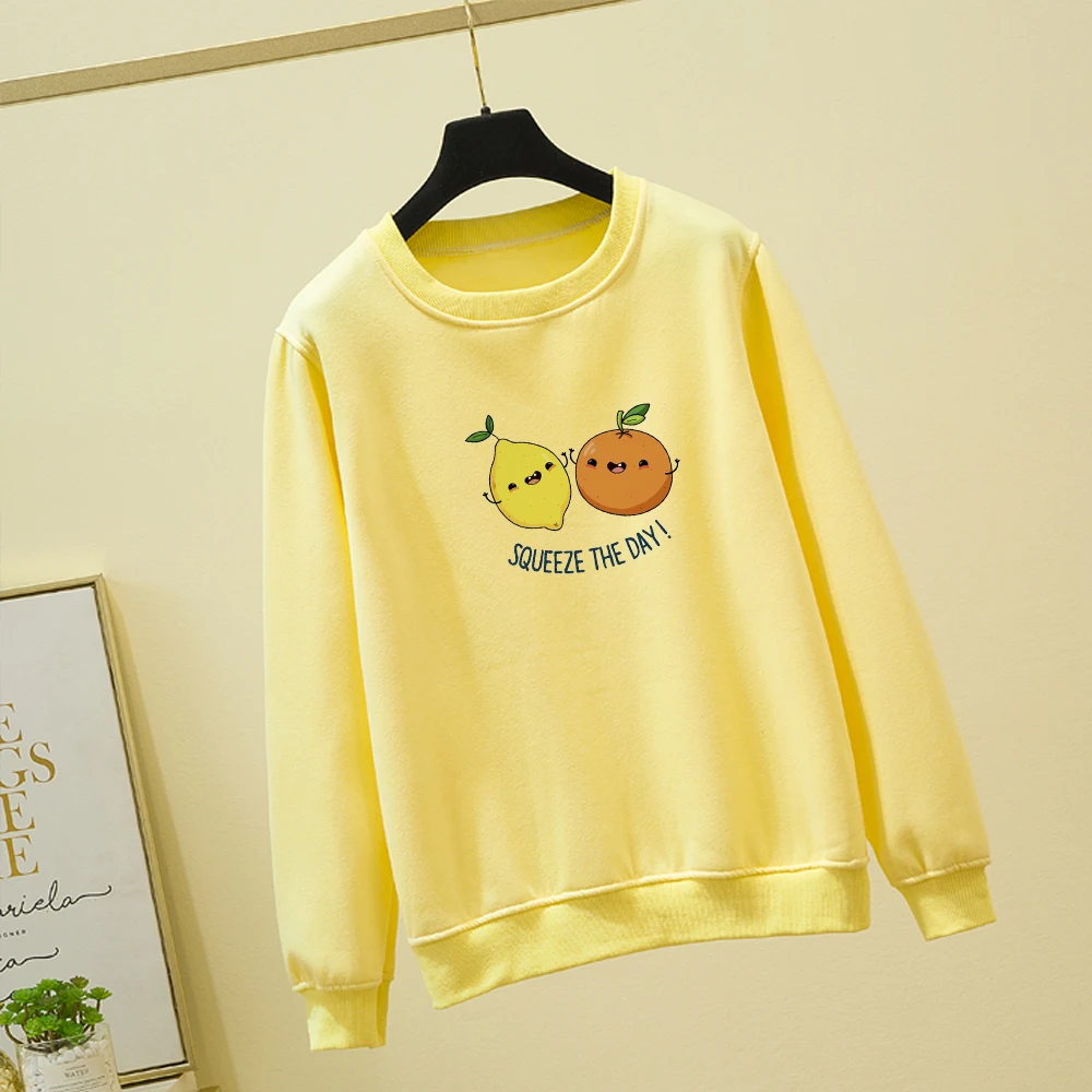 

Милые толстовки в стиле Харадзюку С Длинным Рукавом, Осень-зима, хлопковые удобные свитшоты с круглым вырезом и принтом, Повседневный пулов...