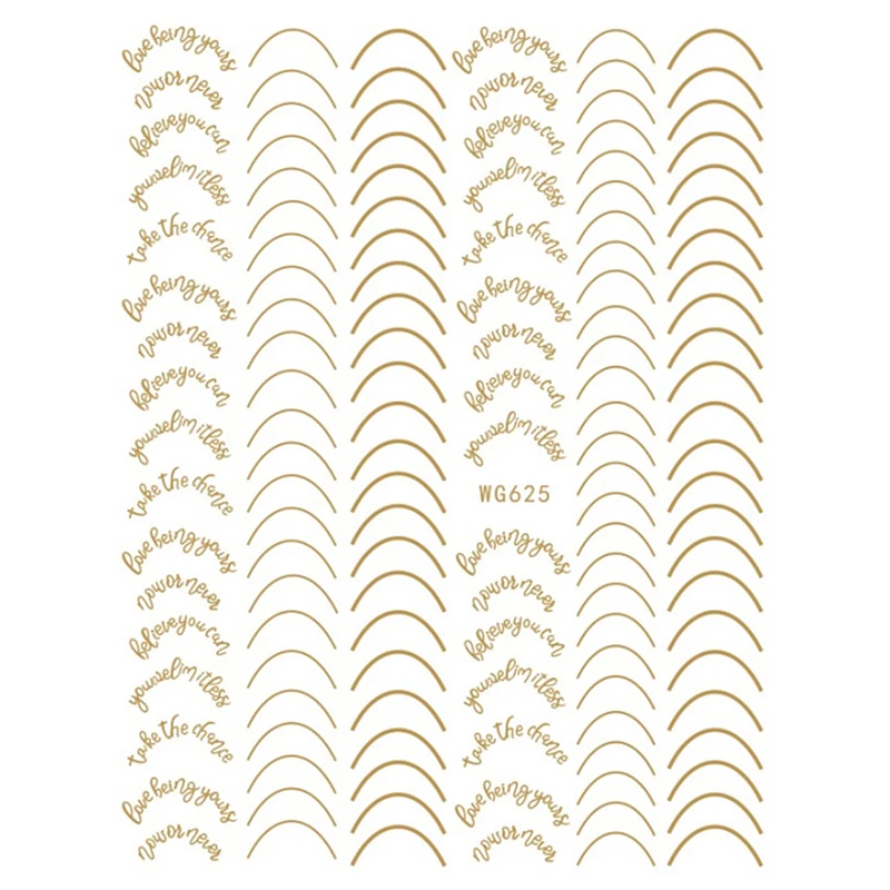 1pc Laser Nail Sticker Digital Star Moon DIY Manicure Sticker Unique Nail Art Decals Tools Fashionable Nail Decor Accessories