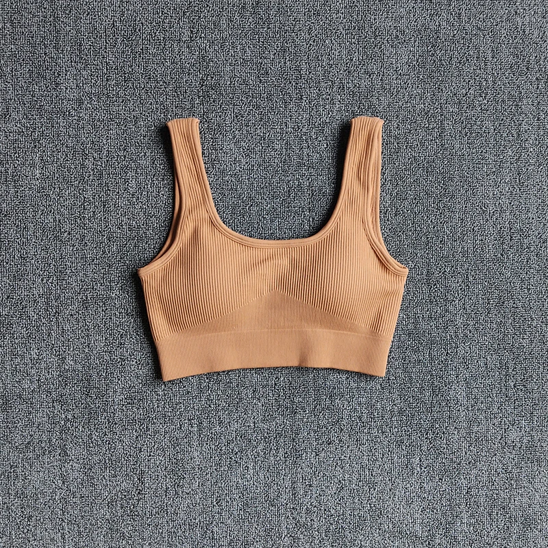 

Seamless Sport Bra Women's Lingerie Fitness Yoga Running Vest Underwear Padded Crop Tops Underwear Push Up Gym Top Bras