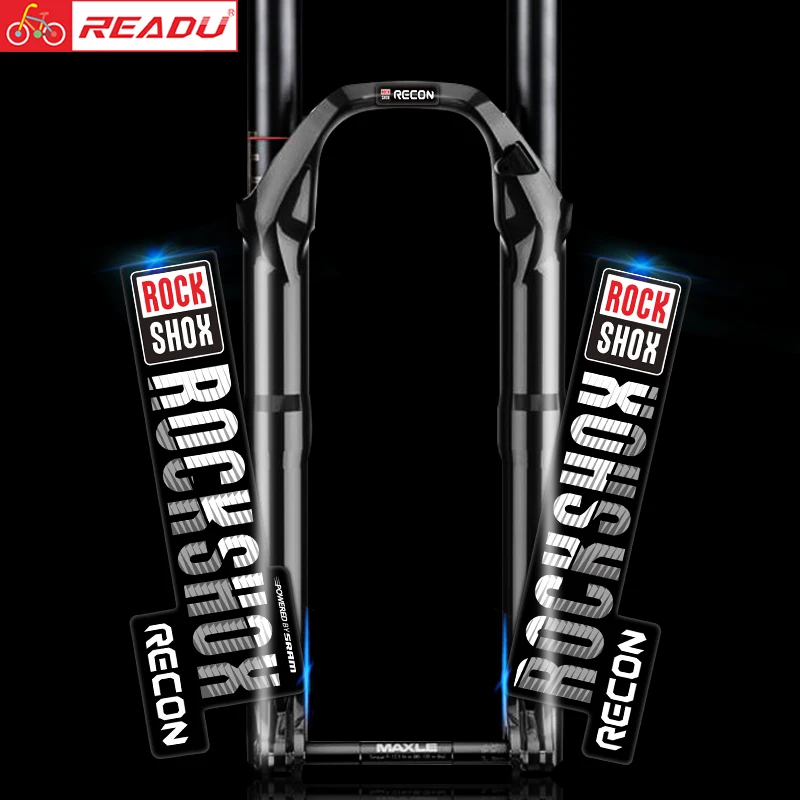 Наклейки rockshox RECON наклейки для горного велосипеда Передние на вилке MTB передние
