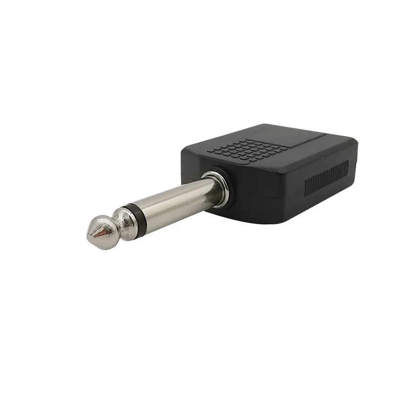 2 шт. 1/4 дюйма переходник для аудиоразъема 1 штекер штекера 6 35 мм микрофон