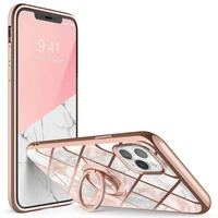 for iphone 11 pro max case 2019 i blason cosmo snap marble case with built in rotatable ring holder kickstand support car mount
