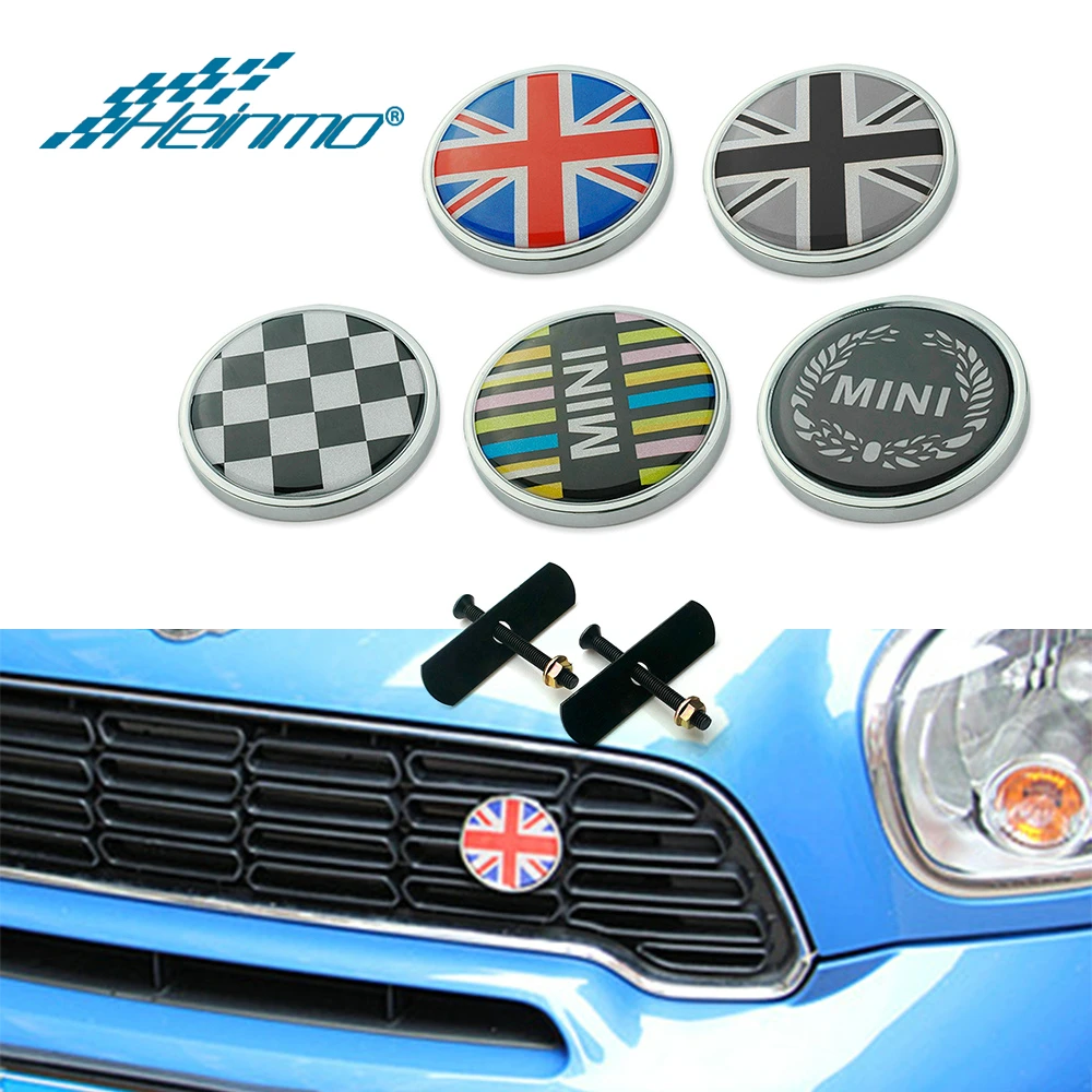 Для MINI Cooper JCW F54 F55 F56 F57 F60 наклейка для передней решетки радиатора Plate Country Man R55 R56 R60