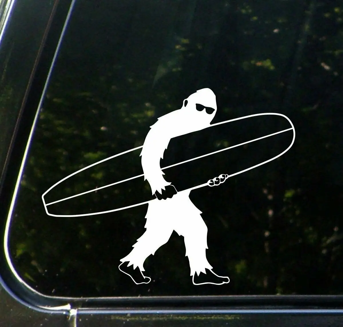 Наклейка с изображением снеговика лыжного автомобиля | Автомобили и мотоциклы