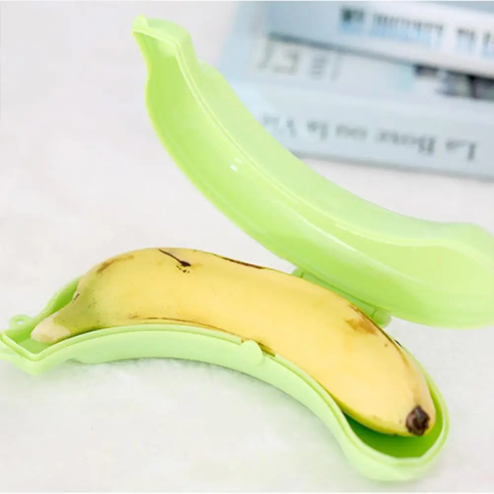 GloryStar 1pc Portable Cute Fruit Banana Protector Box Holder Storage | Дом и сад