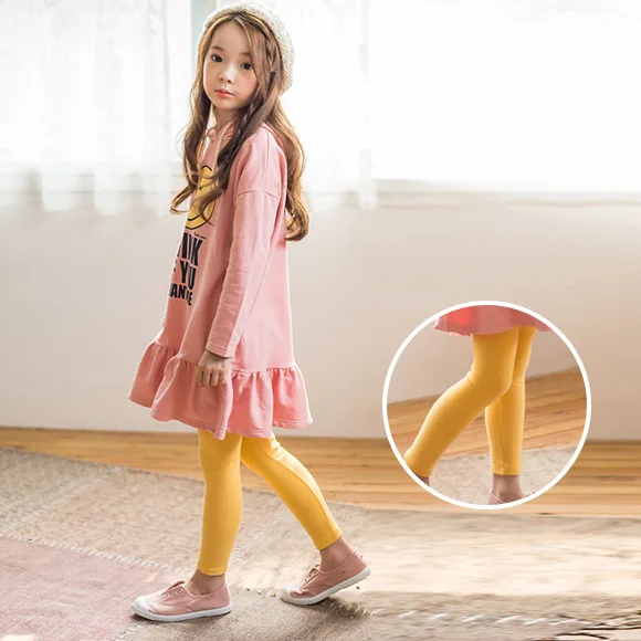 Леггинсы для маленьких девочек 4 цвета спортивные штаны 6 10 12 14 лет детские