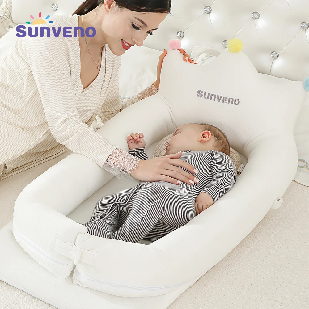 Sunveno Baby Co спальная кроватка портативная детская кроватка Складная Мобильная кровать для путешествий кроватка для мам и детей уход за ребенком