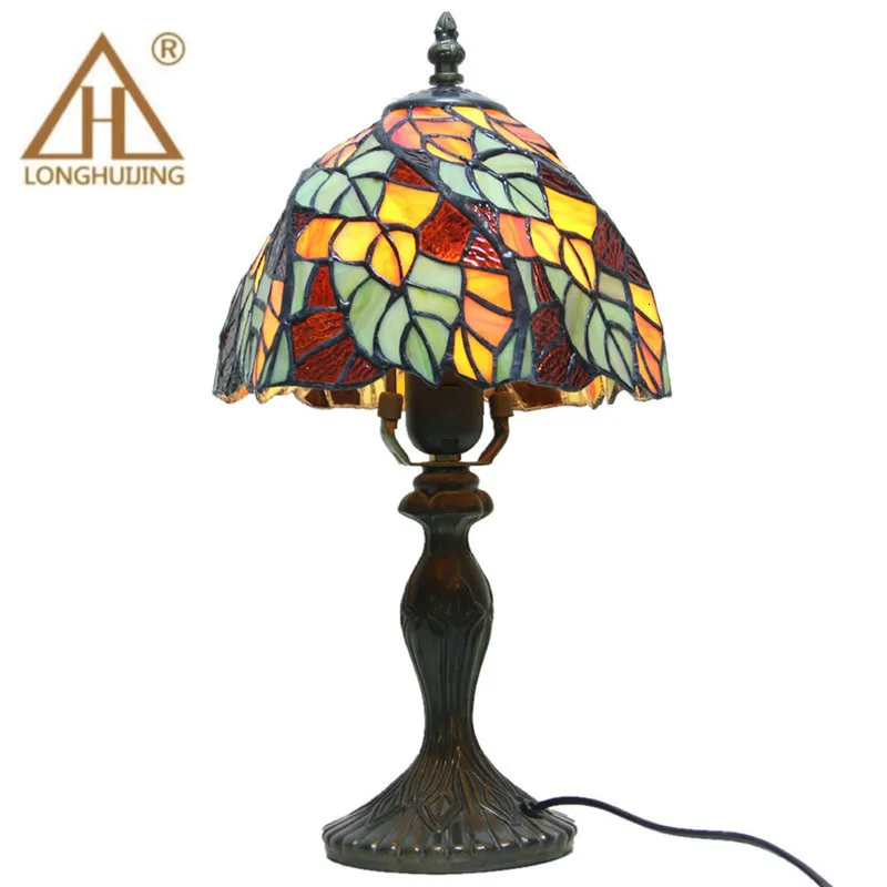 Настольная лампа Тиффани E27 барокко прикроватная для спальни креативная Мода