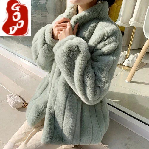 

Wome's Jacket Winter Coat Women Jackets for Woman 2021 Kpop Lamb Wool Clothing Faux Fur Plush Coats Female Mujer Chaqueta LXR311