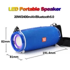 Мощная Bluetooth-Колонка TG192 с ярким освещением, беспроводная компьютерная колонка, сабвуфер, музыкальный центр