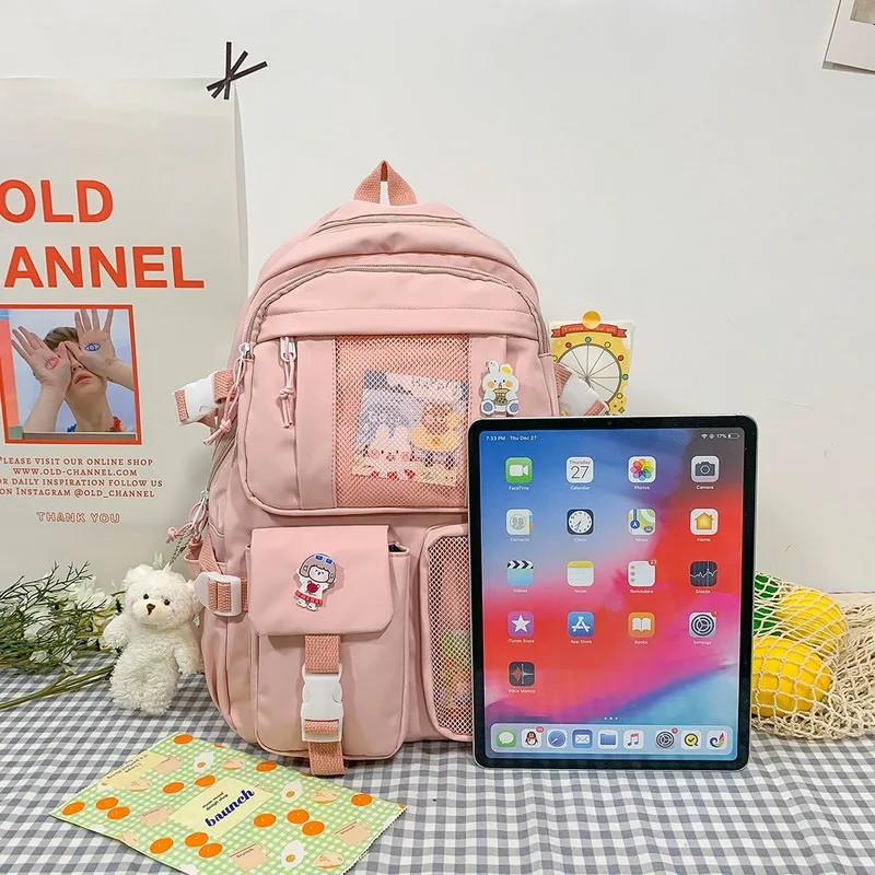 

New Arrival Travel Backpacks Big Capacity Casual Students School Bags Unisex Waterproof Laptop Backpack Female Rucksack Bag