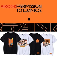 aikooki brand kpop bangtan boys album butter permission to dance loose clothes tshirt short sleeve tops t shirt tops dx1528