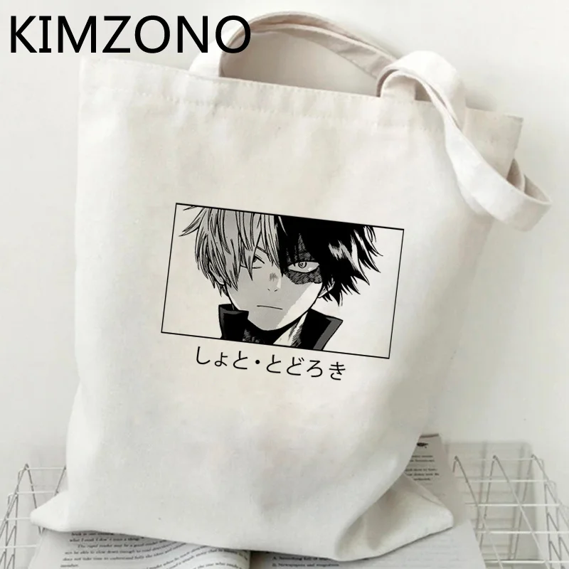 

Моя геройская академия, женская сумка для покупок, сумка для покупок, эко-сумка для продуктов, сумка, сумка, ремешок, reciclaje custom