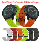 Силиконовый сменный ремешок для часов браслет для Suunto 9 D5 Suunto 7 Спартанский спортивный браслет HR Baro подача умные часы
