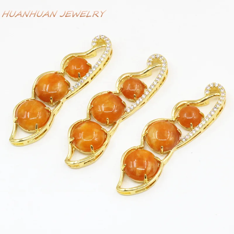 

Цепочка с подвеской в форме арахиса из нержавеющей стали, 18 х63 мм