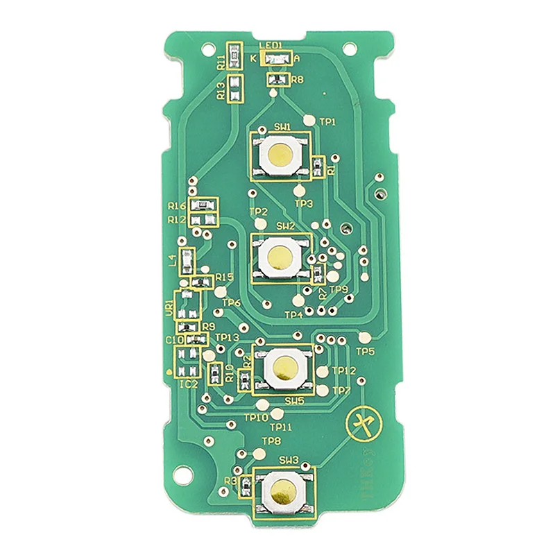 Интеллектуальный Автомобильный ключ дистанционного управления 3 + 1 Тревожная