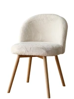 velvet ergonomic chair vanity pad cushion nordic frameless bedroom chair white leisure cosmetic muebles furniture oa50lrc