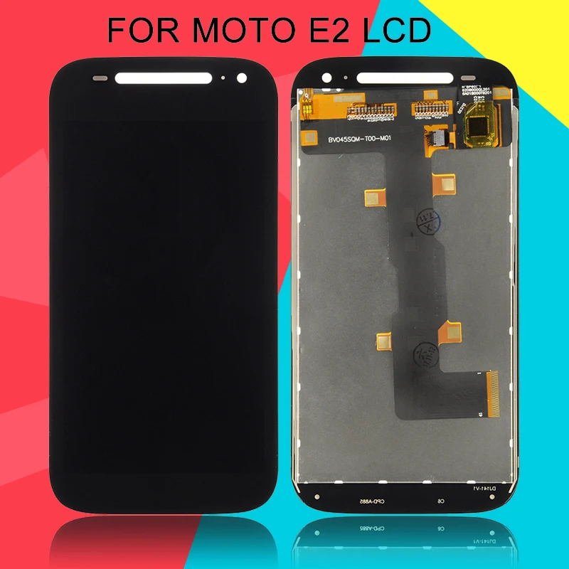 ЖК дисплей для Moto E2 с сенсорной панелью дигитайзер в сборе XT1527 XT1511 экран MotoRola E 2 го