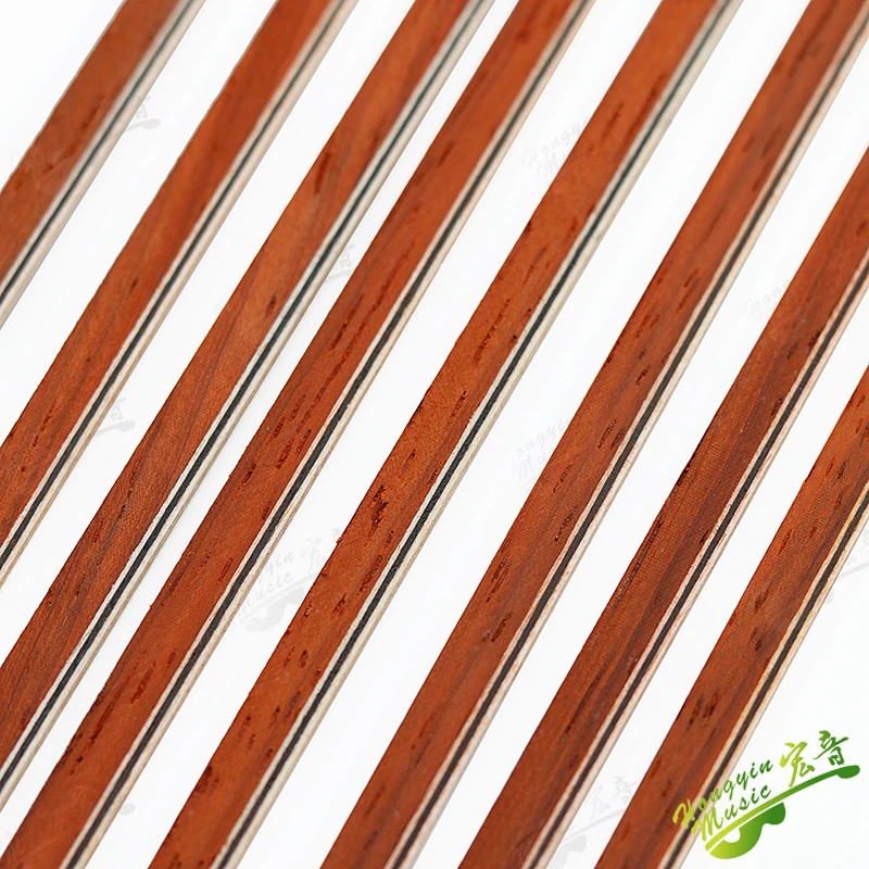 Фото Обвязка для гитары padauk + WH + BK + WH, 20 шт., инкрустация корпуса, полоса для очистки гитары, бас-гитары, дерево аксессуары для гавайской гитары №2