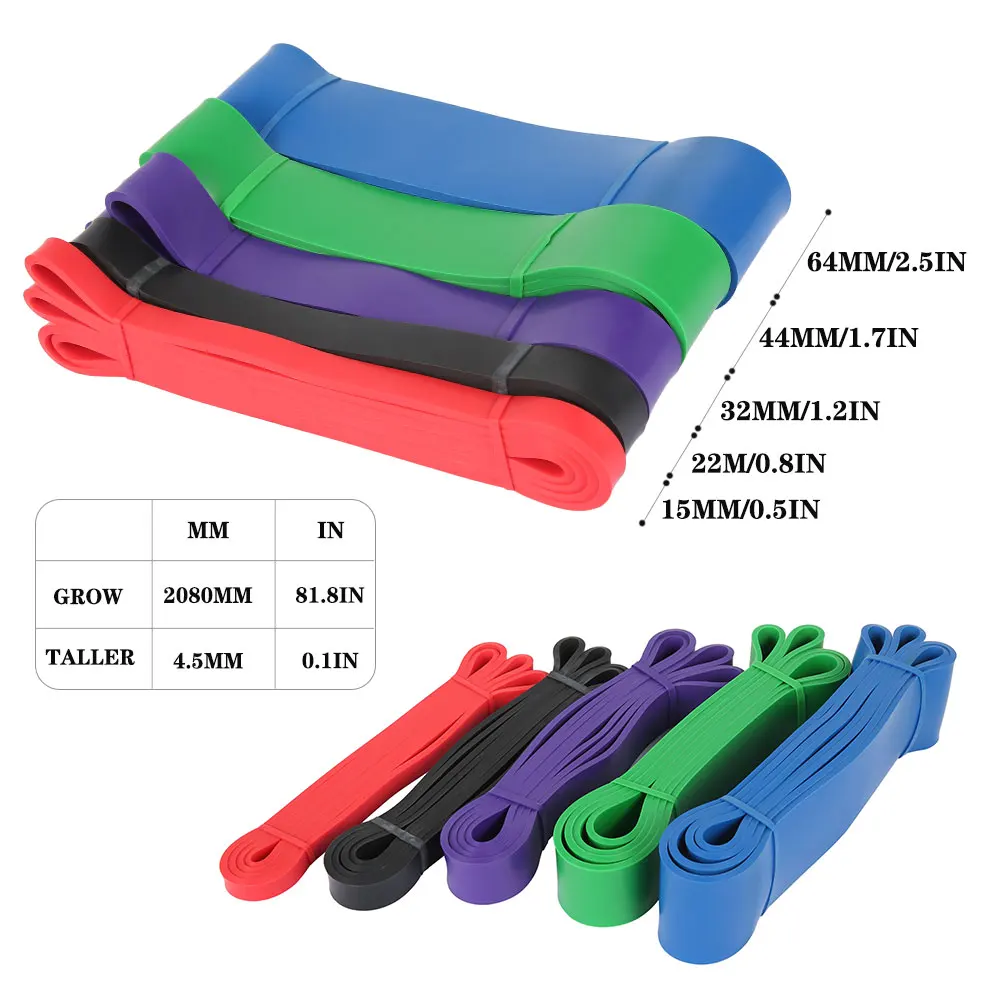 

Multifunction Elastic Resistance Bands Gym Strength Yoga Loop Training Power Band Fitness Equipment Pilates Elastic Bands