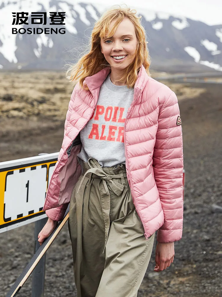 Женский пуховик BOSIDENG зимний обычный верх ульсветильник высокотехнологичная