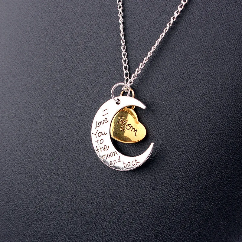 Подвеска I Love You To The Moon And Back ожерелье на день матери с подвеской Mother's специальные